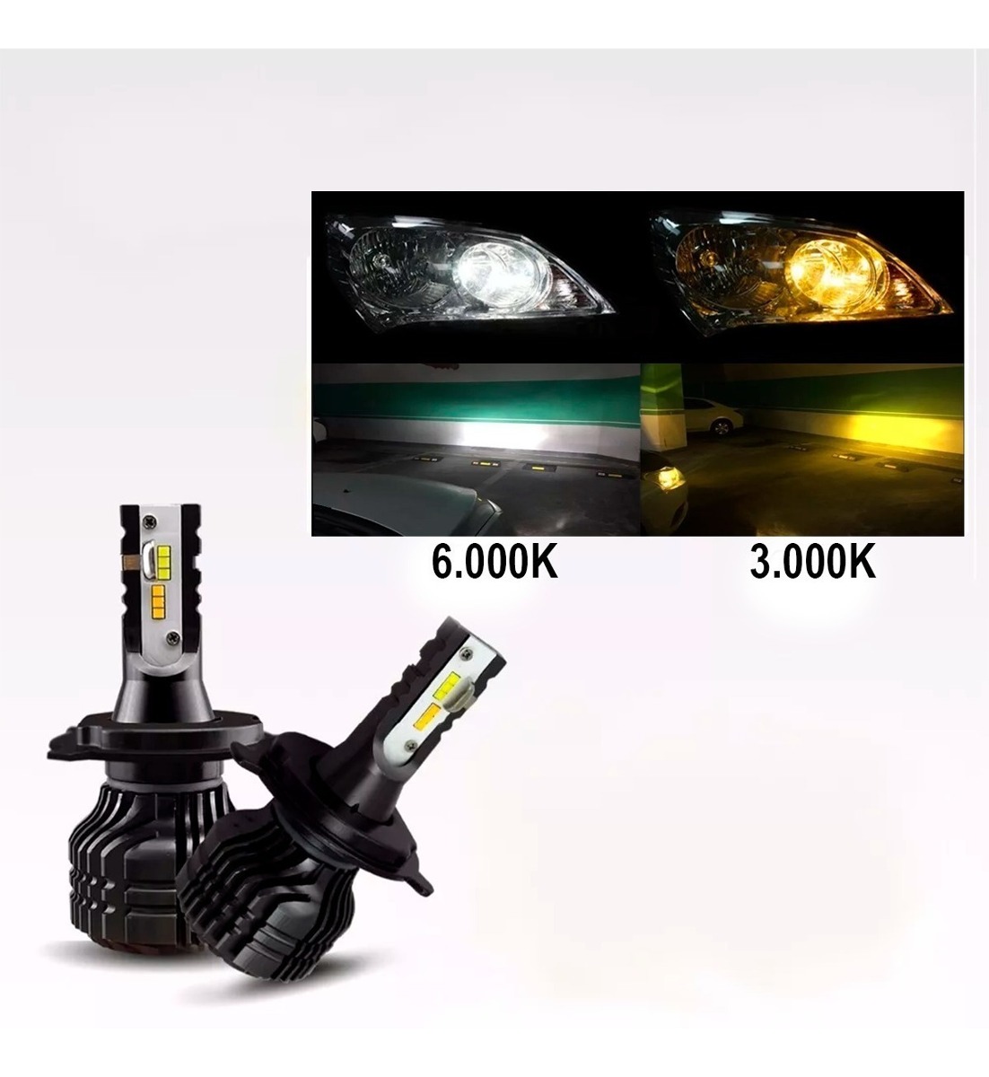 Lâmpadas Ultra LED - TWO-Color 3000K & 6000K Lâmpadas Ultra LED - TWO-Color 3000K & 6000K